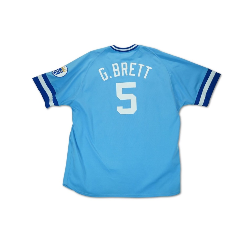 George Brett 1980 Kansas City Royals Mitchell‎ & Ness MLB Jersey 4XL Men's Vtg